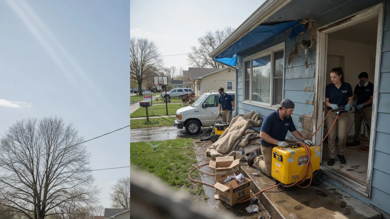 Basement Flood Cleanup in Hope, IN near me
